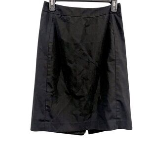 Banana Republic Womens Black Vented Straight Pencil Skirt Size 0